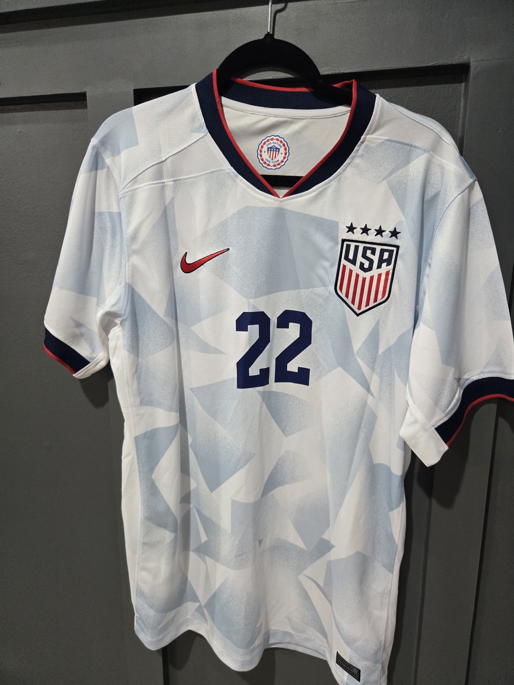 Nike USMNT USA Soccer Jersey Mens XL Terrill 22 National Team Away Shirt NWT
